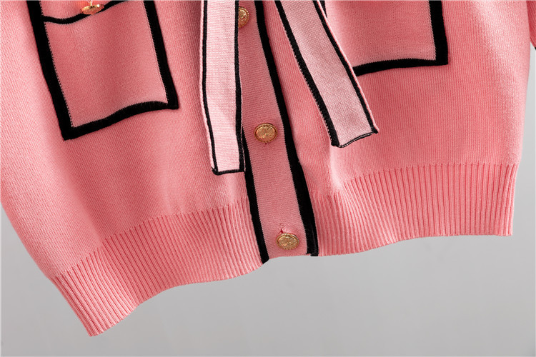Cardigan en tricot pour femmes, pantalon à jambes larges, ensemble deux pièces à la mode_voghion.com