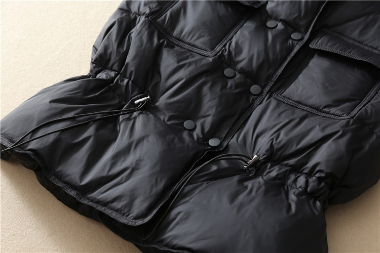 2023 New Light Down Vest Women Gilet corto Gilet caldo leggero antivento Cappotto da donna in piumino d'anatra bianco_voghion.com