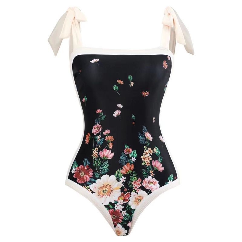 Maillot de bain une pièce en mousseline de soie, style conservateur, couvrant le ventre, jupe portefeuille, source chaude_voghion.com