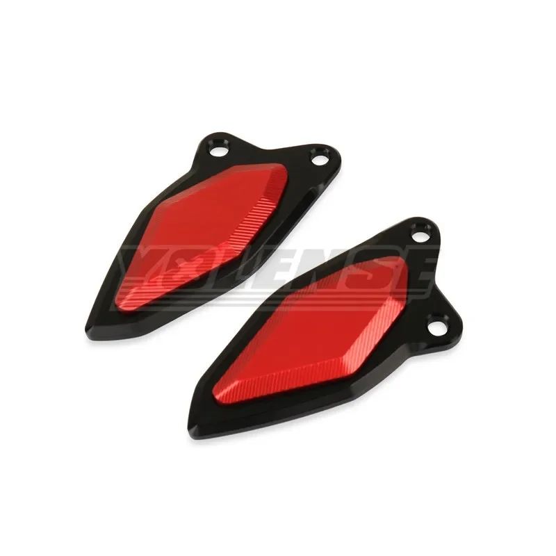 Für Daytona 660 2025 2024 CNC-Aluminium-Fußrasten-Fersenschutz | Fußrastenschutz für Fußrastenanlagen, rutschfeste, robuste Motorradteile_voghion.com