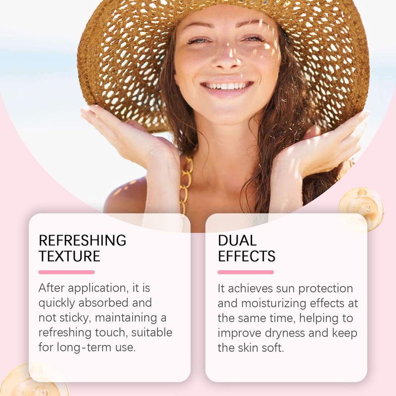 Crema protectora hidratante para la piel ligera y refrescante con aislamiento exterior UV 2025_voghion.com