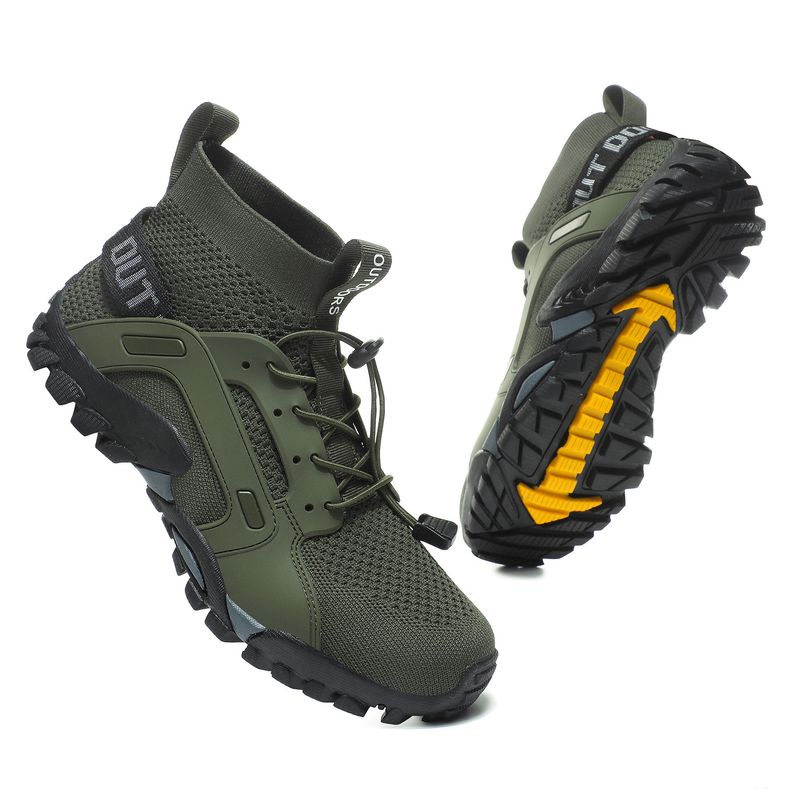Scarpe da acqua da uomo per escursionismo, pesca e attività all'aperto - Scarpe leggere, traspiranti e ad asciugatura rapida con suola in gomma per escursionismo, pesca e guado_voghion.com