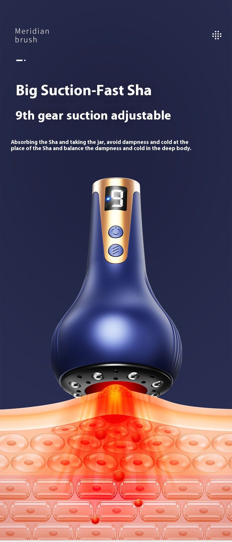 Intelligent Electric Massage And Scraping Device For Full Body Massage, With Strong Suction And Painless Second Scraping And Easy Cupping Massage_voghion.com