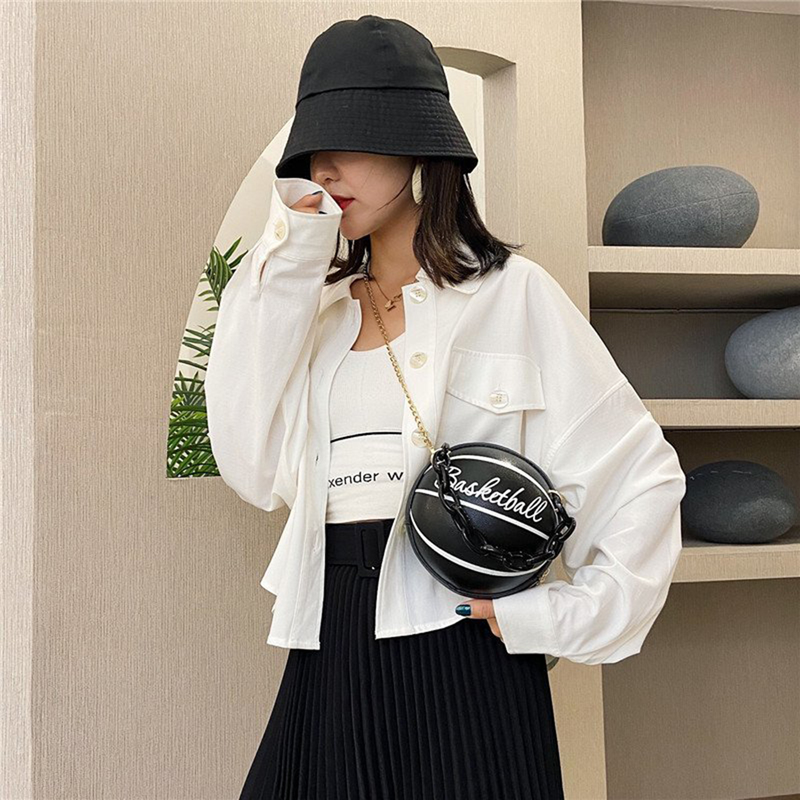 Borsa da donna Borse a tracolla da calcio da basket 2022 Nuove borse a sfera per adolescenti Borse a tracolla da donna Messenger Crossbody_voghion.com