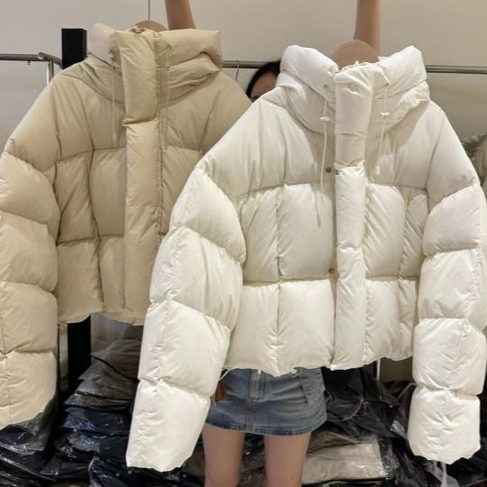 Hooded Foggy Ultra-Light Thickened For Women, Korean And Japanese Style Casual Winter Cotton Jacket, 2025 Fashion Short_voghion.com