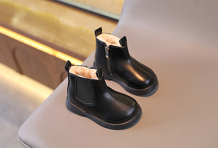 Scarpe per bambini alla moda Stivali alla moda per bambini Stivali in cotone per ragazzi Stivali da neve alla moda per ragazze Antivento Warm Tide_voghion.com