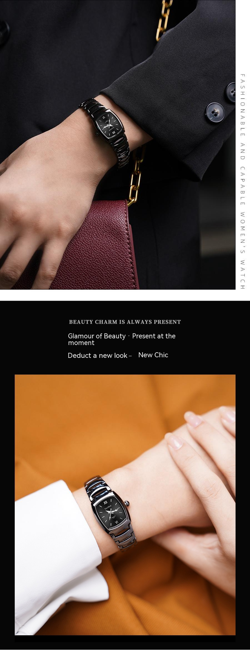 Yazole 571 Tungsten Steel Pánské hodinky Módní záře Voděodolné Studentské Párové Quartz Pánské a Dámské hodinky_voghion.com