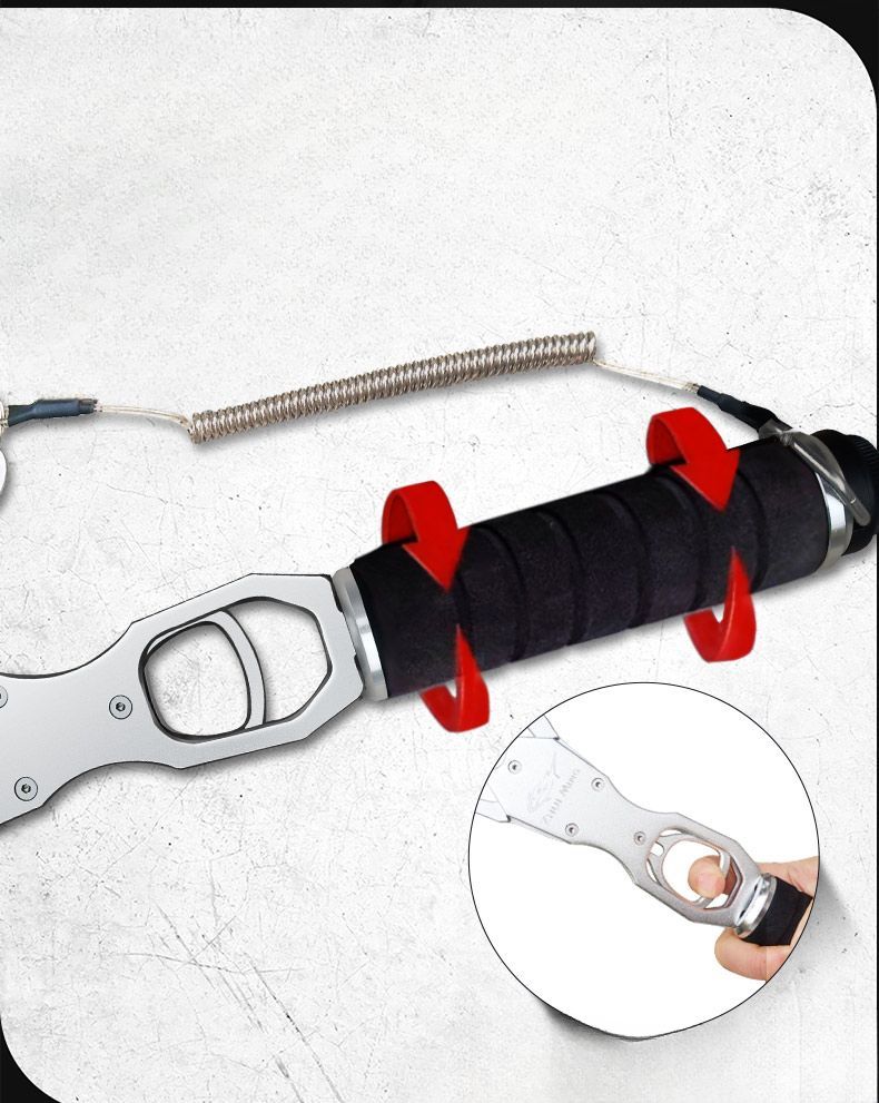 Dispositivo con bilancia multifunzionale, grande set di controllo per esche, pinze per tagliare lenza e pesca_voghion.com