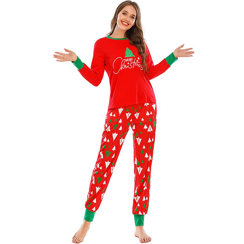 Christmas Edition 2025 Spring New Women's Loose Homewear Pajamas Long Sleeve Set_voghion.com