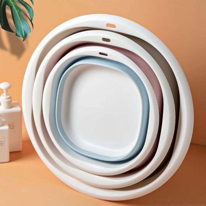 Travel Big Washbasin Folding Washbasin Folding Washbasin Portable Household Compression Basin For Student Dormitory_voghion.com