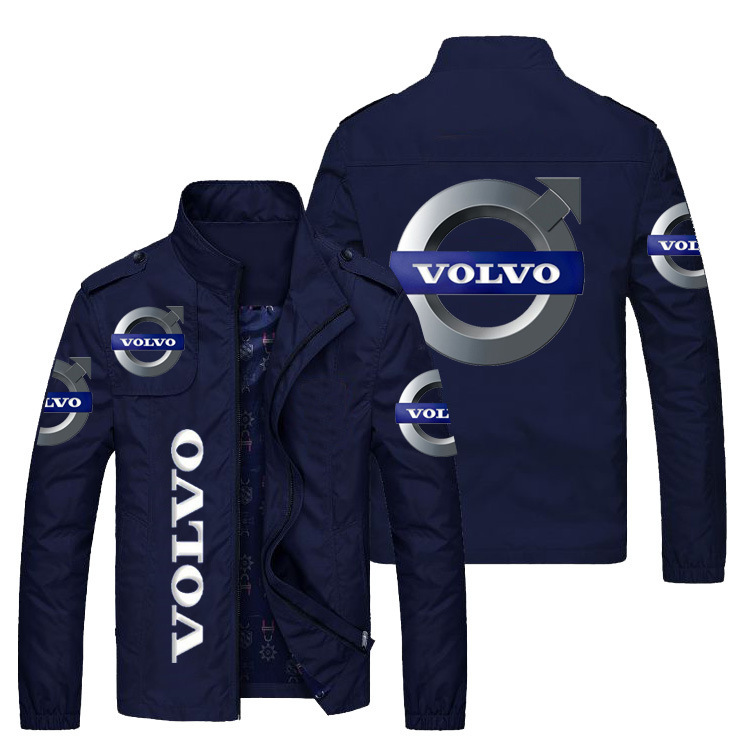 Autumn New Baseball Side Seam Pocket Stand Up Collar Jacket Outdoor Men's Motorcycle Riding Windproof Outer_voghion.com