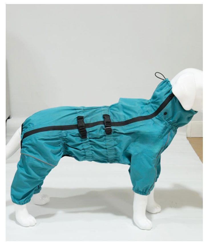 Jas Huisdier Regenjas Voor Middelgrote En Grote Honden Golden Retriever Samojeed Kleding Alaskan Malamute Waterdichte Viervoeter_voghion.com