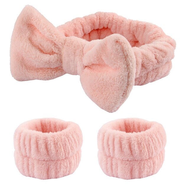 2 tk käepaela näo pesemiseks, pehme mikrokiust randme higipael, korduvkasutatav meigirätik, randmetüdrukute elastsed dušipaela peapaelad_voghion.com