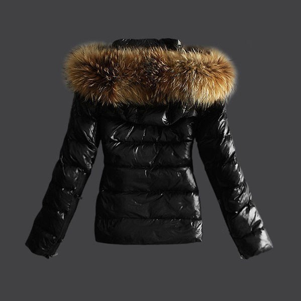Women's Hooded Jacket Fur Zip Cotton Jacket_voghion.com