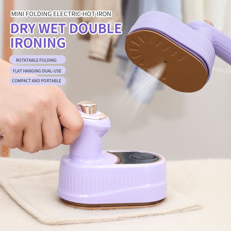 2-in-1 Hanging Handheld Garment Steamer, Portable Clothes Steamer For Home Travel Use, Foldable Design_voghion.com