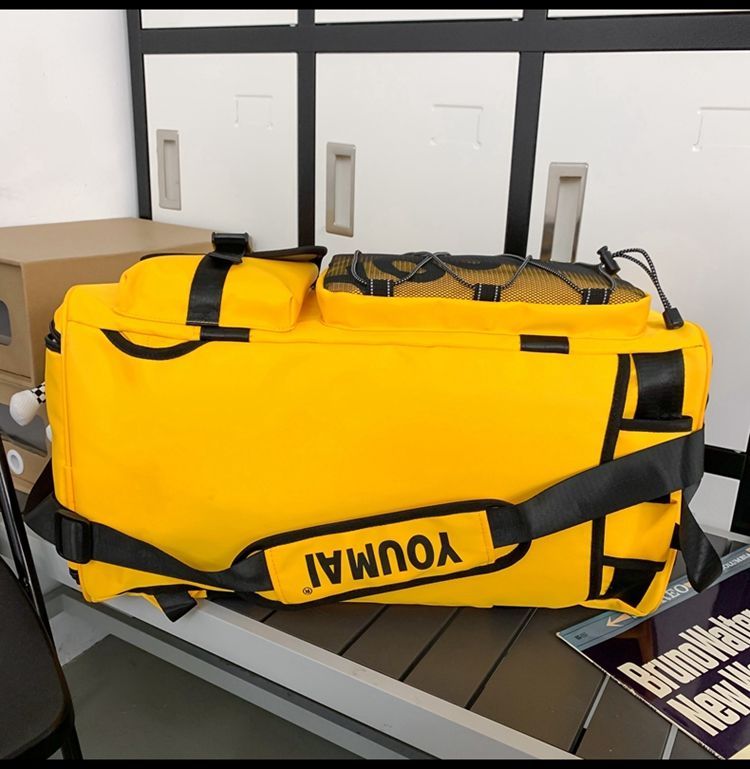 Borsa da viaggio portatile per palestra, zaino da uomo in stile americano, doppia spalla, grande capacità, per attività all'aperto e studenti_voghion.com