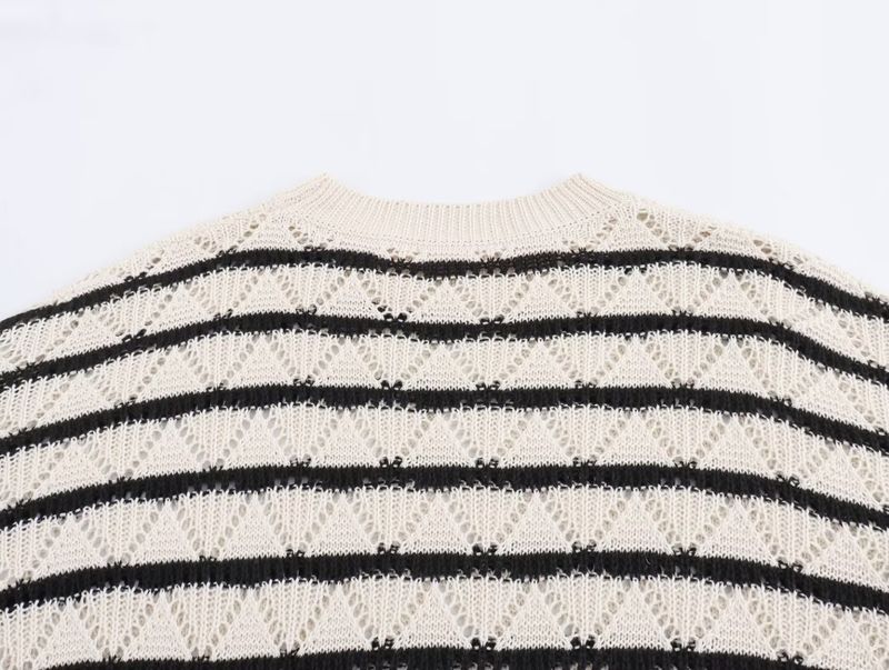 Damen Summer 2024 neit Set mat Hosen a Pullover-Top_voghion.com
