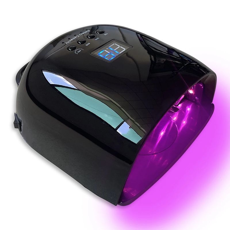 Wiederaufladbare Nagellampe, 86 W, Rotlicht, Gel-Nagellack-Trockner, kabelloses Nagelgel-Härtungslicht, Maniküre-Lampen, kabellose Nagel-UV-LED-Lampe_voghion.com