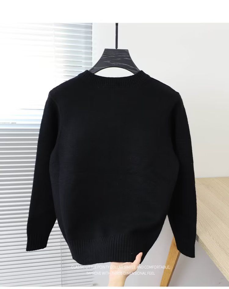 Pull ras du cou léger pour homme, style coréen, tendance, décontracté, polyvalent, pour l'automne et l'hiver_voghion.com