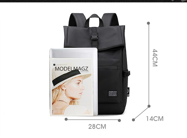 New Men's Simple Backpack Fashion Leisure Travel Bag Computer Lightweight Backpack Schoolbag_voghion.com