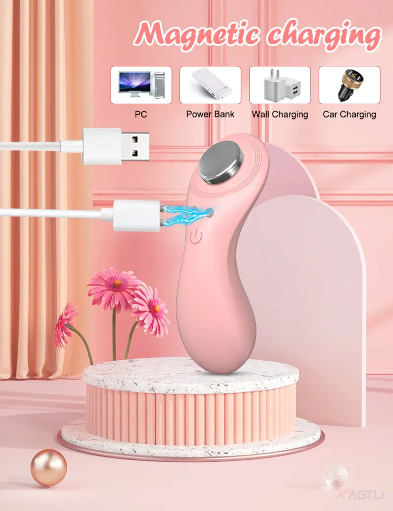 Magnetischer Bluetooth-Vibrator für Frauen, Slips, tragbarer Klitorisstimulator, vibrierender Masturbator für Frauen, für Erwachsene_voghion.com