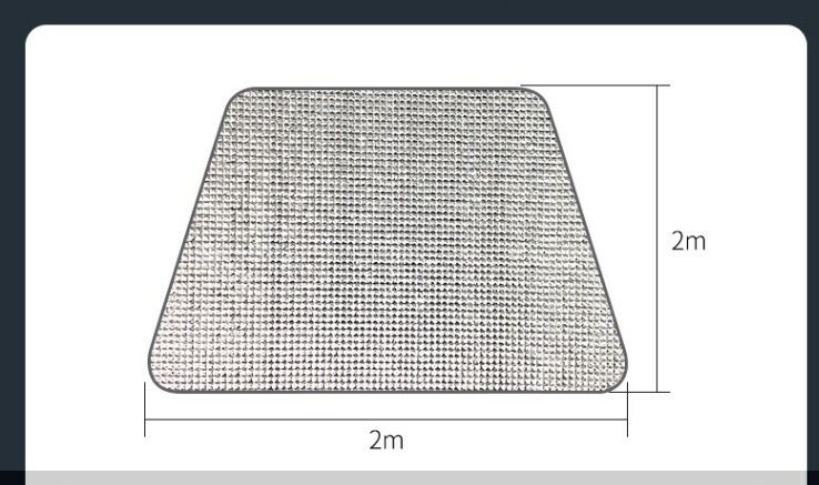 Tapis de sol épais et résistant à l'humidité pour pique-nique, tente double, simple, dortoir, couchage_voghion.com