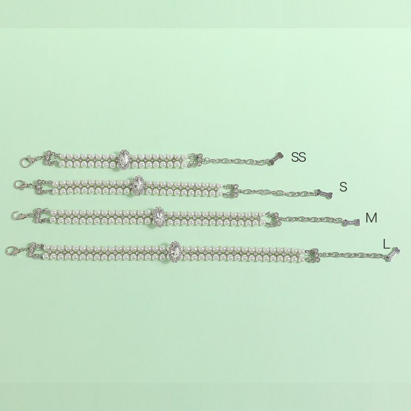 Pet supplies collar traction rope collar set cat necklace small and medium sized dog collar collar accessories_voghion.com