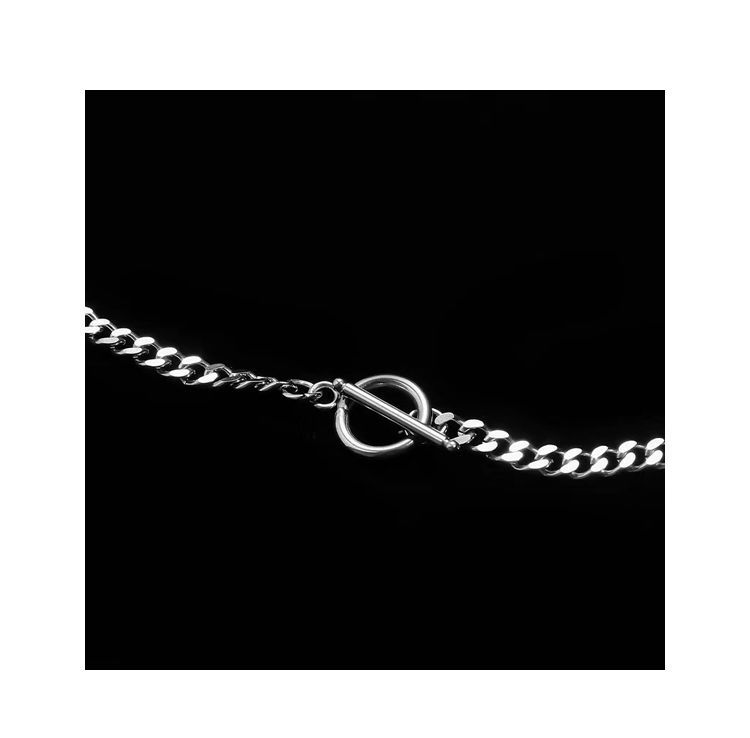 Geometric Cuban Men's Necklace Minimalist Style European And American Fashion Niche Simple Trendy Hip-Hop High-End_voghion.com