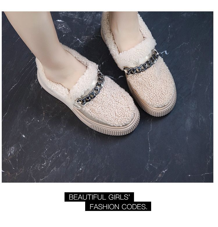 Damenschuhe Warme Innenhöhenerhöhung Dicke Sohle Wasserdichte Schneestiefel Echtes Leder Und Pelz Damen Baumwollschuhe Wintersportschuhe_voghion.com