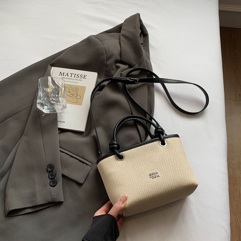 Modetrend klein für Frauen 2025 Frühling Sommer neue lässige Crossbody Nischendesign einfache Handheld Bucket Bag_voghion.com