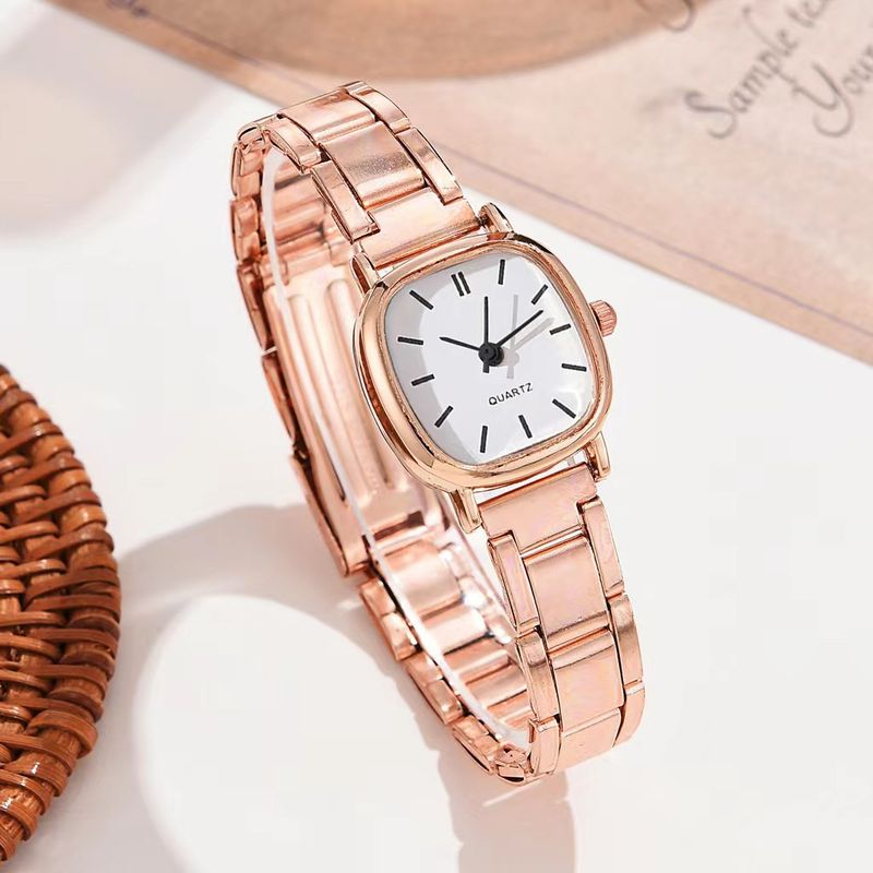 Retro Watch For Women, Stylish And Elegant, Barrel Shaped Quartz Ladies' Watch, Elegant, Literary And Trendy, Simple Style_voghion.com