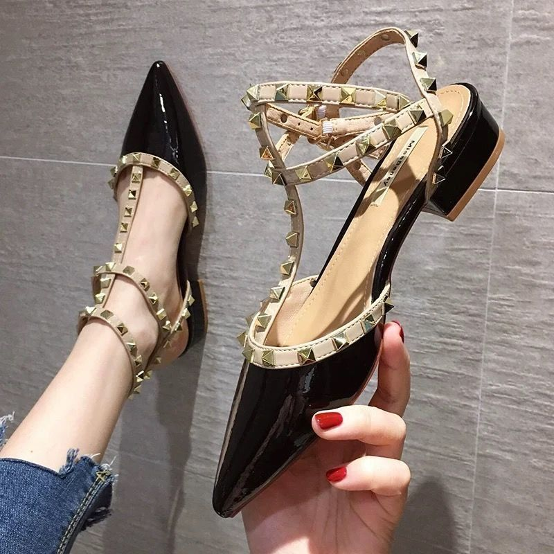Genietete High Heels Schlanke Absätze, Spitze Einzelschuhe Für Damen, 2023 Neue Sommer Vielseitige Sexy Liuding Damenschuhe,_voghion.com