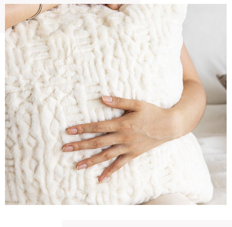 Acessórios domésticos Capa de almofada de sofá bordada de luxo com luz nórdica Ins Style Modelo Quarto Almofada decorativa Almofada de cabeceira Almofada de encosto de cama_voghion.com