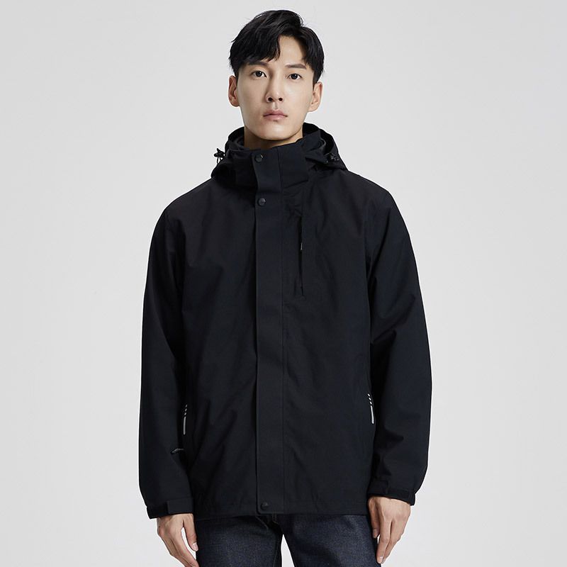 GB32614 Giacca softshell casual 3 in 1 impermeabile termosaldata da uomo, calda e resistente al freddo per donna_voghion.com