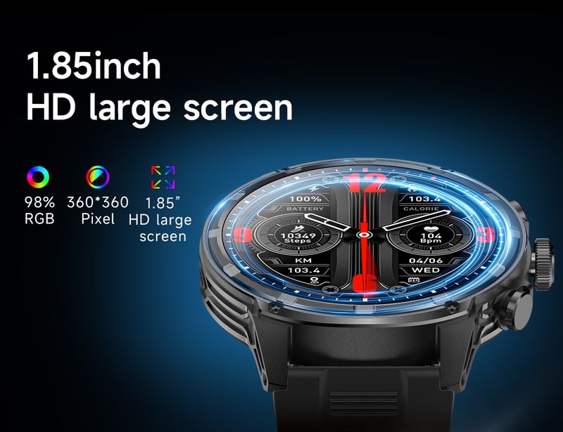 2025 2024 Smart Watch Uomo 710mAh Batteria Sport Fiess Uomo Orologio Bluetooth Chiamata Monitor Ossigeno Nel Sangue Uomo Smartwatch Per_voghion.com