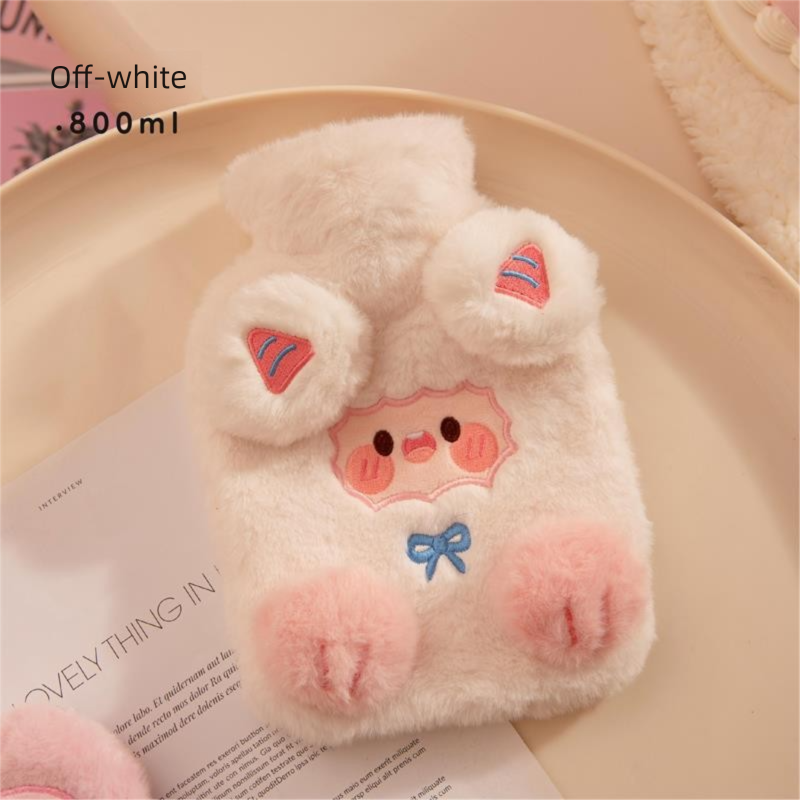 Borsa dell'acqua calda in peluche 2025, staccabile, lavabile, dal design carino, calore invernale per mani, pancia e letto_voghion.com