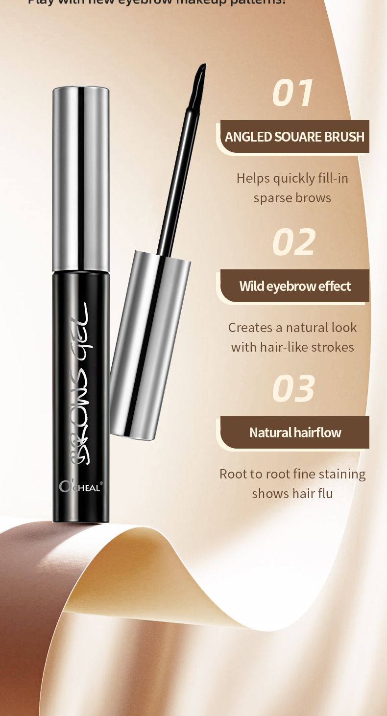 OCHEAL Cross-border Tear-off Eyebrow Glue Tear-off Speed Eyebrow Three-dimensional Eyebrow Dye Cream, Light Brown: A Must-have For Light Hair Color/wh_voghion.com