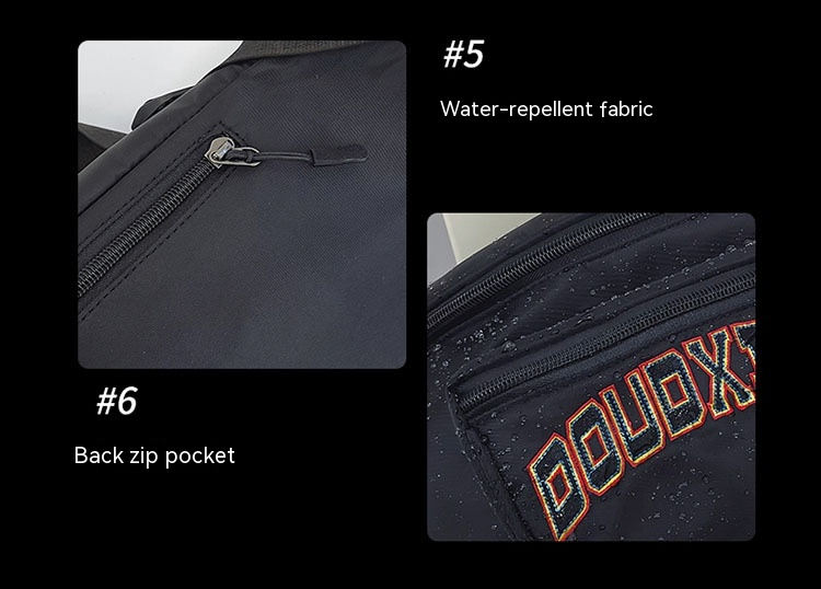 Nuovo marsupio da uomo versione coreana borsa a tracolla casual in nylon a tracolla borsa per il petto sportiva all'aria aperta di grande capacità_voghion.com