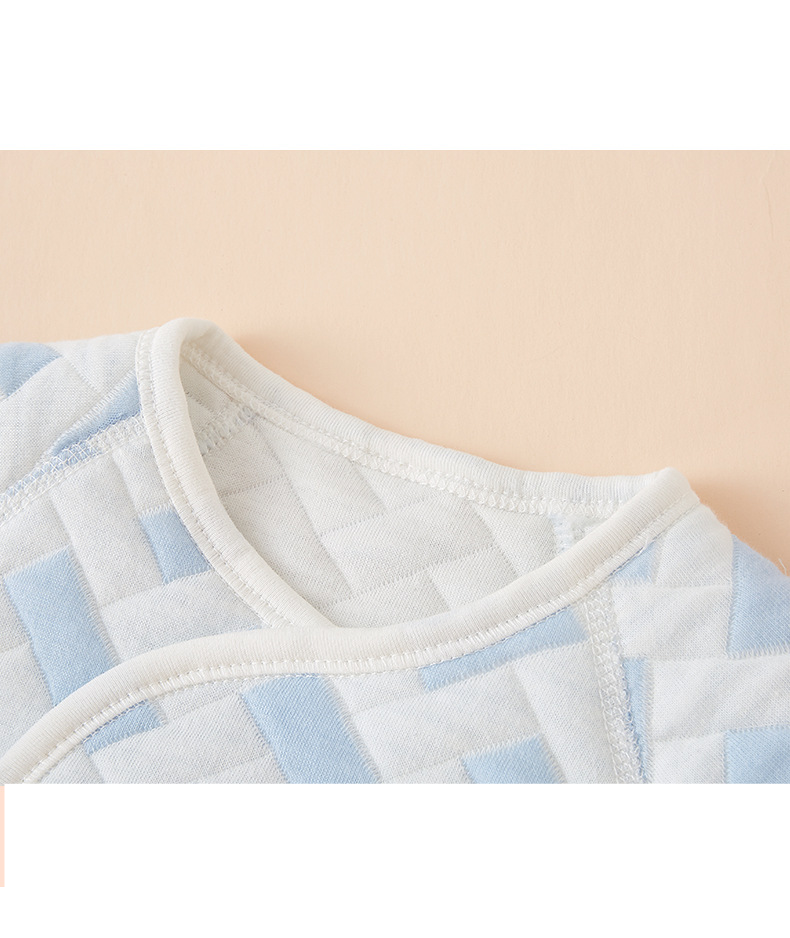 Ropa de bebé, conjunto cálido sin huesos, primavera y otoño, algodón puro, ropa de monje separada para otoño e invierno_voghion.com