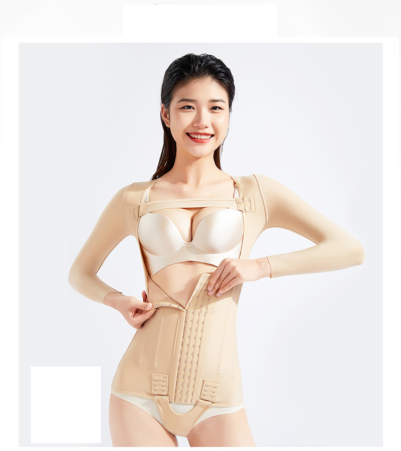 Underwear Post-surgery shapewear belly girdle waist girdle arm chest shapewear top onesie_voghion.com