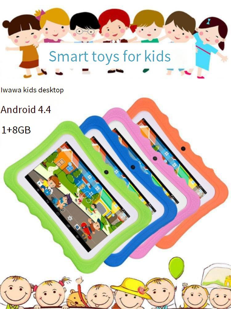 Q7 Kids Tablet 7 Inch Android Learning Tablet With Bluetooth, HD IPS Screen, Dual Camera, GPS, 1-8GB RAM, 16GB Storage, 5-7 Hours Battery - Pink.._voghion.com