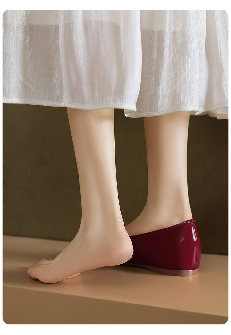 Cameido Women'S Casual Shoes With 1Cm Square Round Head Cowhide Leather And Drip Molding Sole_voghion.com