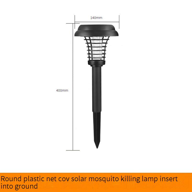 Solarbetriebene Mückenvernichterlampe – Wasserdichter LED-Insektenvernichter für den Außenbereich für Garten, Terrasse, UV-Licht und Stromnetz zur effektiven Insektenbekämpfung_voghion.com