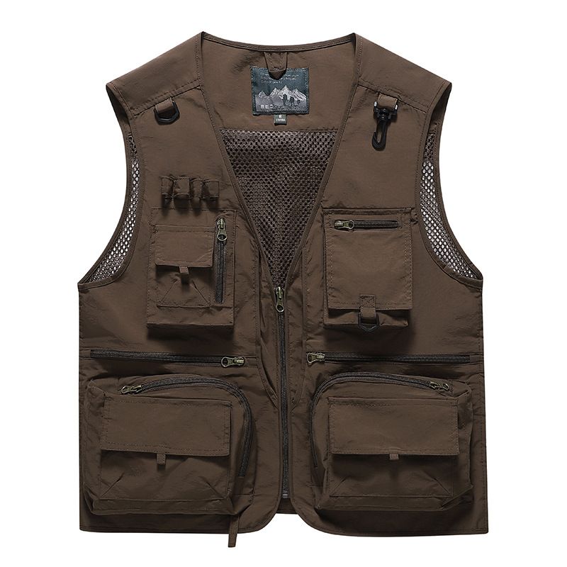 Unisex-Outdoorweste mit mehreren Taschen – leichte Angel- und Alltagsweste für Männer und Frauen (12 Farben, S-6XL)_voghion.com
