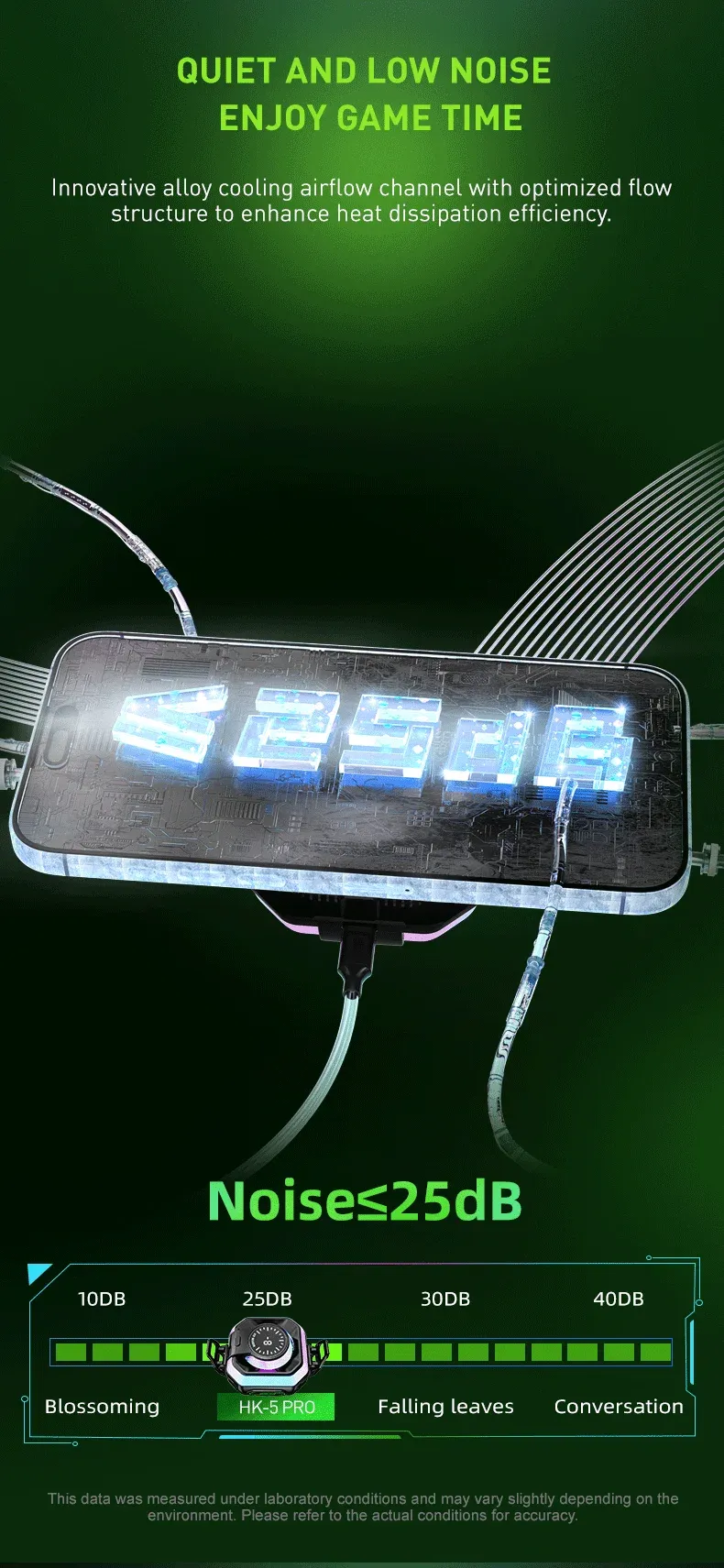 5 PRO Handykühler, magnetischer Halbleiter-Lüfter, Kühler für iPhone Xiaomi POCO, für PUBG-Gaming-Kühler_voghion.com