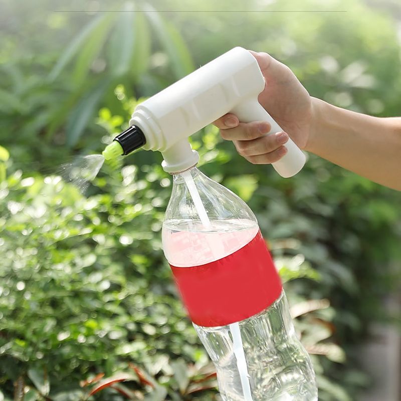 USB rechargeable Electric Long Nozzle Spray Can Head watering flower watering spray kettle Small Timer Automatic Sprayer_voghion.com