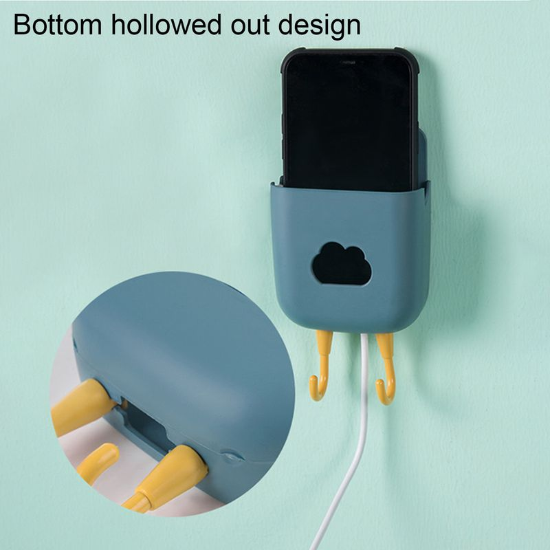 Kunjiuyou Handyhalter, multifunktionaler Wandhalter, stanzfreier Aufbewahrungsbox-Organizer für TV-Fernbedienung_voghion.com