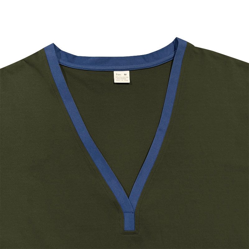 Instagram 2024 Saldi Estivi Maglietta Casual da Uomo a Maniche Corte con Scollo a V e Grandi Righe_voghion.com
