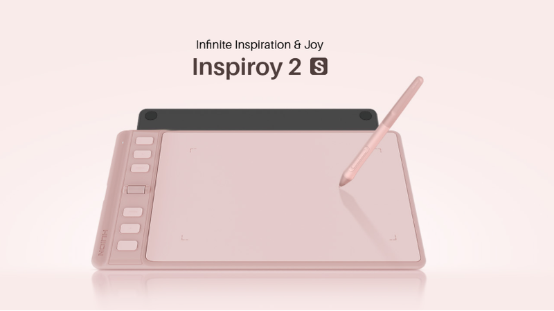 Huion Inspiroy 2 S H641P Graphics Tablets 6.3x3.9 Inch Digital Drawing Pen Tablet 6 Express Keys Support Android Windows_voghion.com