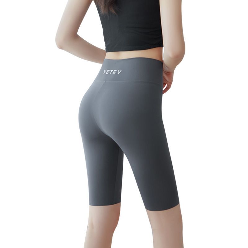 Shark Shorts Women Summer Thin Tight Outer Wear Tummy Control Hip Lift Five-Point Leggings Yoga Cycling Pants_voghion.com